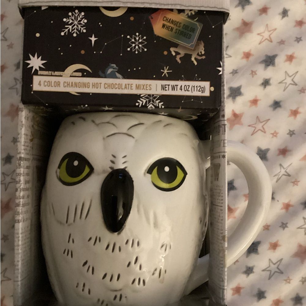 HARRY POTTER Magical Cocoa Mix & Mug Gift Set with Color Changing Cocoa Mix,Mug,